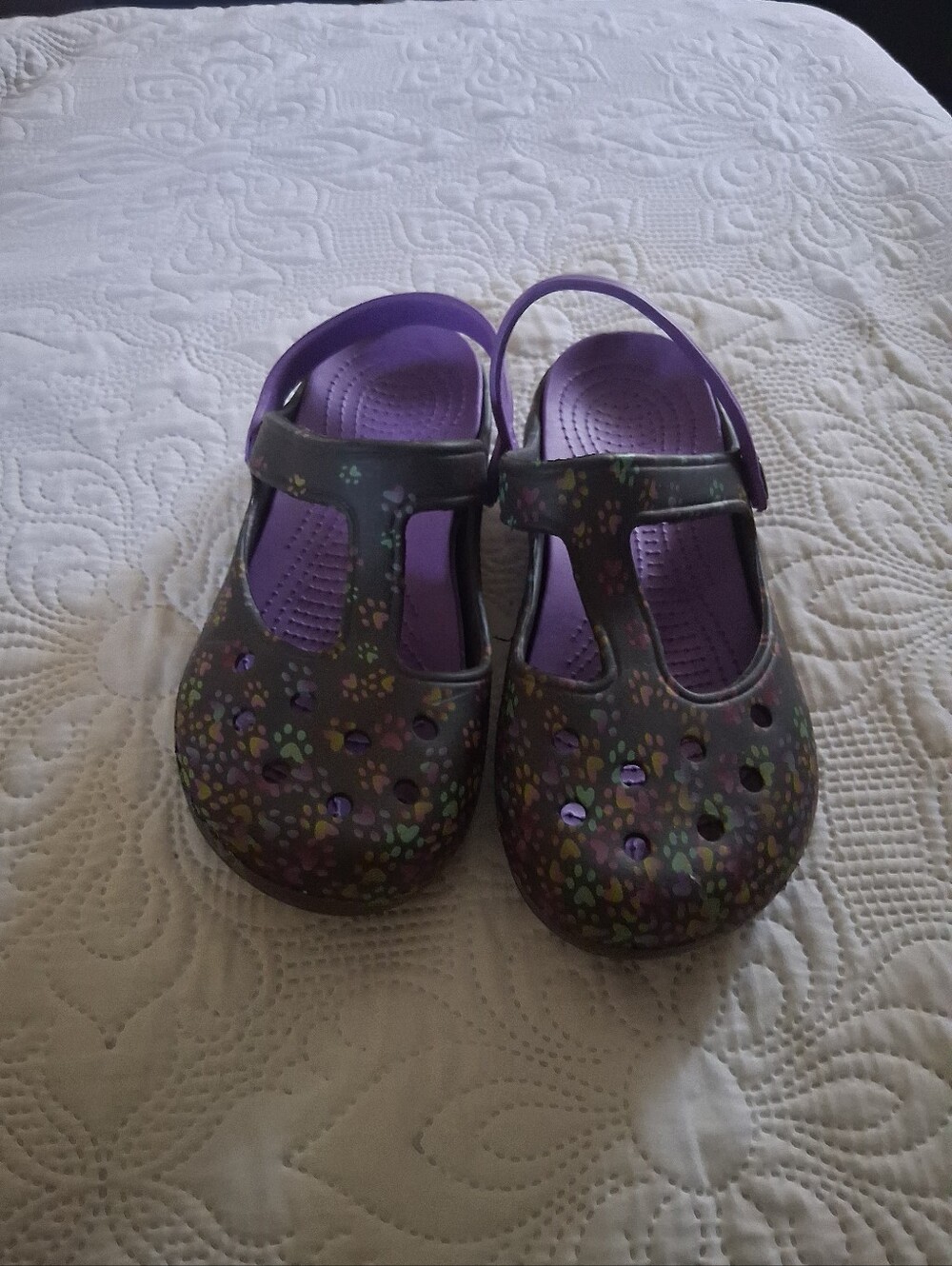 Women Purple Garden Clog Sandals
